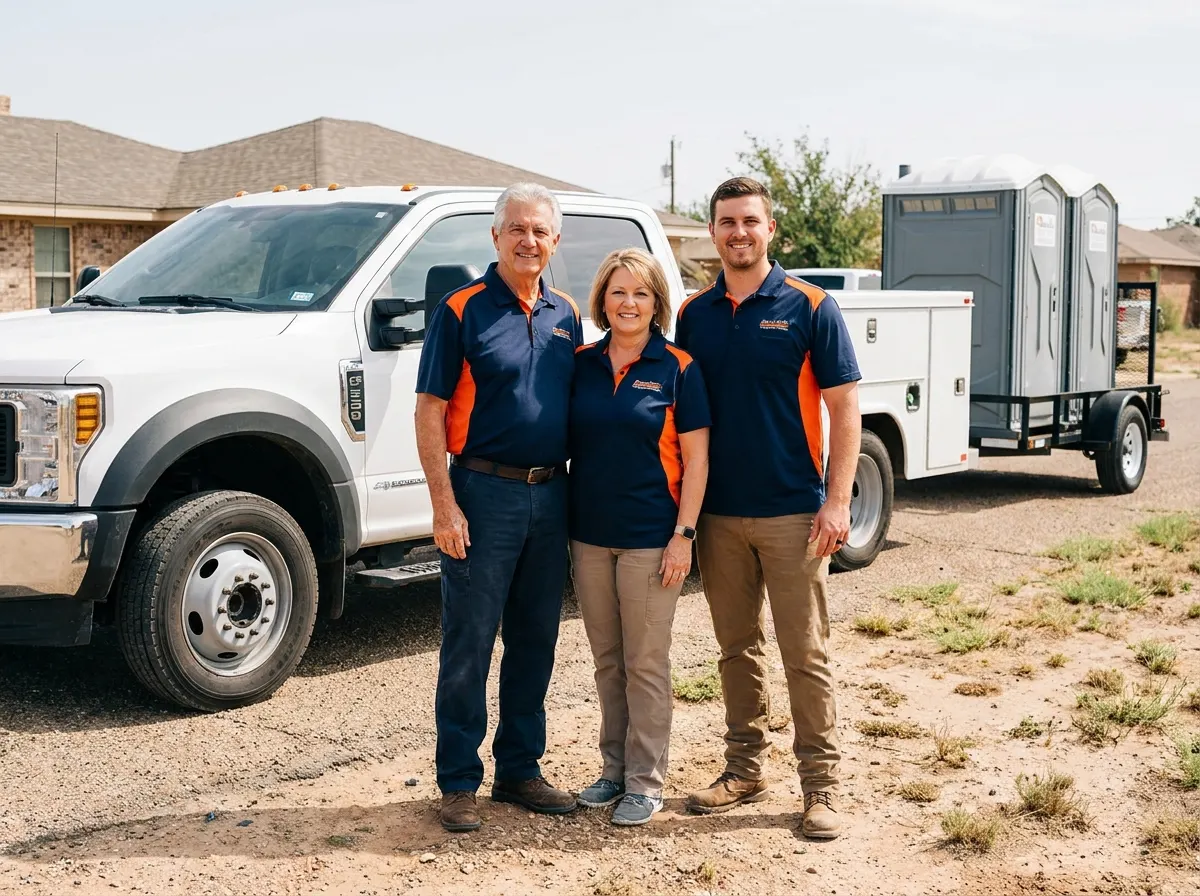MetroFlow Potty Exparts portable toilet supplier team in Lubbock, TX